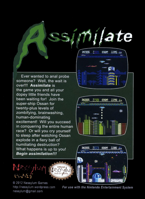 Assimilate (Homebrew) — Box back